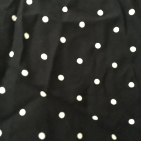 Uniqlo Black and White Polka Dot Blouse. - Picture 3 of 3